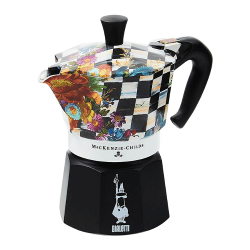 ‏מקינטה מוקה אקספרס מקנזי צ'יילדס 3 כוסות Bialetti Moka Express MacKenzie-Childs ביאלטי