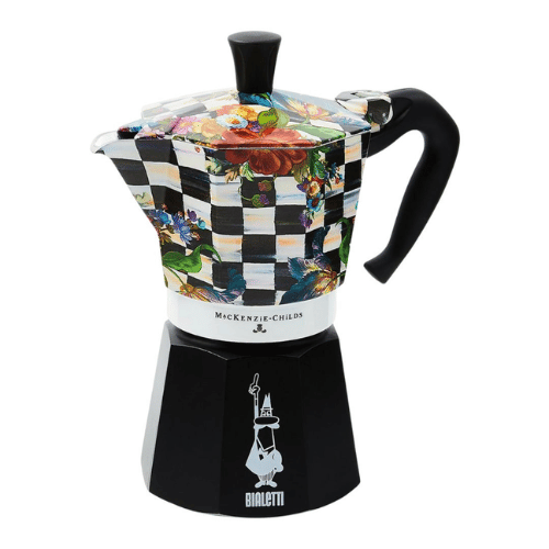 ‏מקינטה מוקה אקספרס מקנזי צ'יילדס 6 כוסות Bialetti Moka Express MacKenzie-Childs ביאלטי