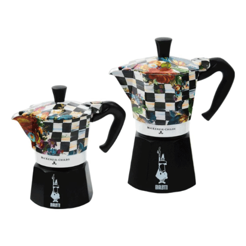 ‏מקינטה מוקה אקספרס מקנזי צ'יילדס 6 כוסות Bialetti Moka Express MacKenzie-Childs ביאלטי