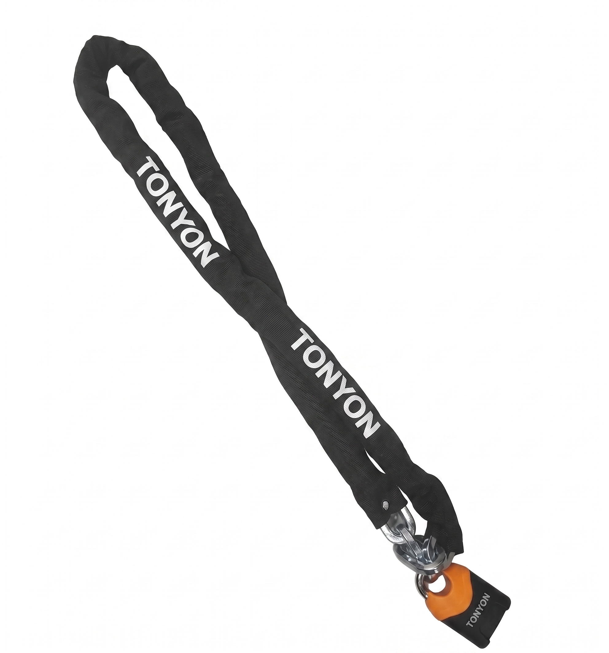 מנעול שרשרת פלדה מסיבי לאופנוע ולאופניים – TONYON 12 מ"מ אורך 2.1 מ