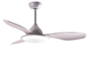 מאוורר תקרה "CCT 36W IP44 PLEASURE 52 עם שלט לבן מבית SEMICOM