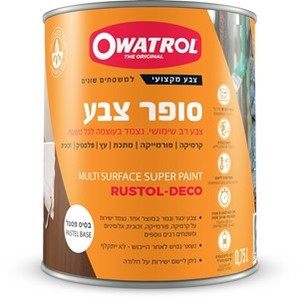 סופר צבע - בסיס דיפ מט 0.65 ליטר