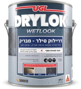 סילר לאבן ובטון מבריק מראה רטוב DRYLOCK - גלון 3.78 ליטר