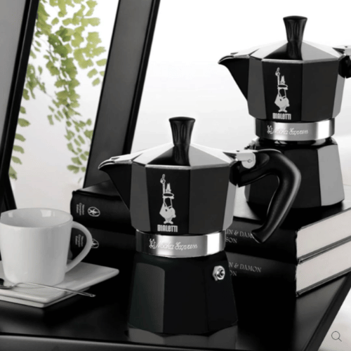מקינטה מוקה אקספרס 3 כוסות שחורה Moka Express
