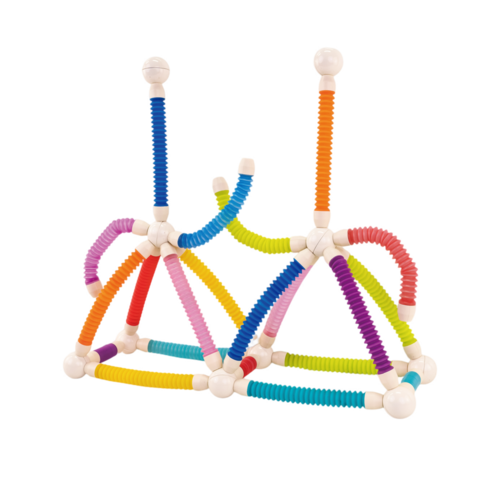 Magnetic Tubes משחק מגנטים צינורות גמישים וכדורים - 86 חלקים