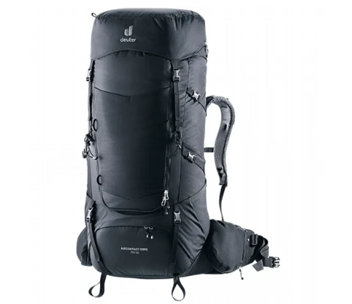 תרמיל מסע - Deuter Aircontact Core 70+10 שחור