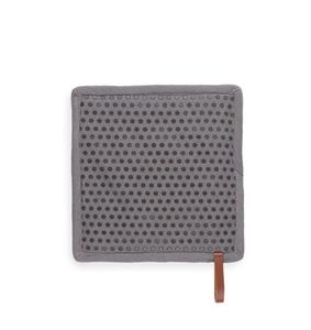מחזיק לסיר כותנה  וסיליקון צבע  אפור כהה  CHEF- pocket potholder