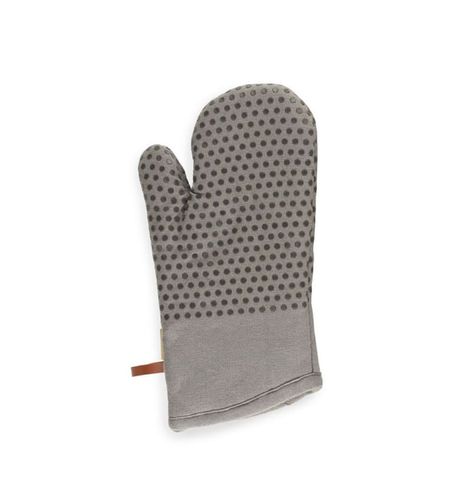 כפפות תנור כותנה וסילקון צבע   אפור כהה CHEF - glove