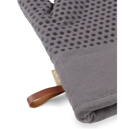 כפפות תנור כותנה וסילקון צבע   אפור כהה CHEF - glove