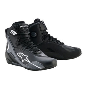 מגפיים ונעלי רכיבת כביש FASTER 4 DS שחור/אפור/לבן ALPINESTARS