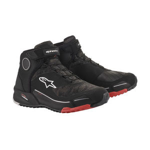 מגפיים ונעלי רכיבת כביש CR-X DRYSTAR שחור קאמו/אדום ALPINESTARS