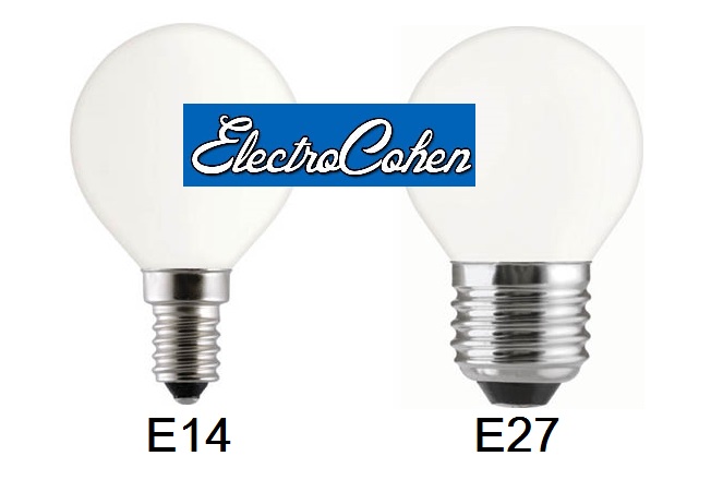 חבילת 10 נורות ליבון בצורת כדור 60w הברגה E27 