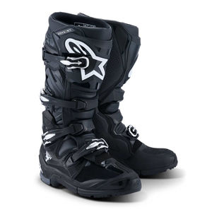 מגפיים לרכיבת שטח  TECH 7 ENDURO שחור אפור לבן ALPINESTARS