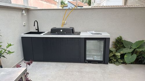 מטבח חוץ אברדיור אלומיניום צבע שחור - עריכת מפרט ותמונות — תמונת מוצר