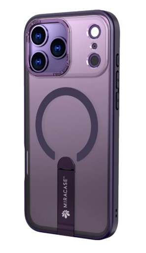 כיסוי סגול עבור Miracase Mirastand iPhone 17 Pro Max