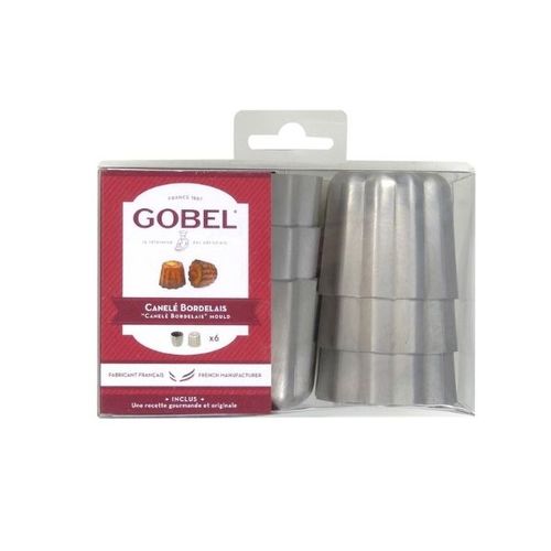מארז 6 תבניות קאנל אלומיניום GOBEL