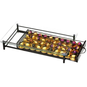 ארגונית מגירה לקפסולות קפה Glass Coffee Box 