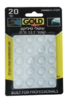 עיגולי סיליקון קוטר 12.7 מ"מ 20 יח' GOLD 