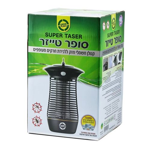 הוריקן סופר טייזר 360 | קטלן חשמלי חזק ללכידת חרקים מעופפים