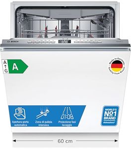 מדיח כלים רחב אינטגרלי מלא 60 ס"מ דגם SMV6ECX20E בוש BOSCH