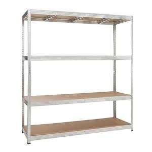 מדפי אחסון מודולריים 4 מדפים 180x160x60 ס"מ עד 1000 ק"ג [ 250 למדף ] KRT674005 Varo kreator