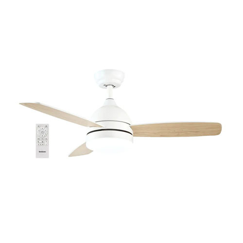 מאוורר תקרה ''42 כולל שלט ותאורת Semicom SM-CFB1042W/25CT GENESIS80 LED סמיקום