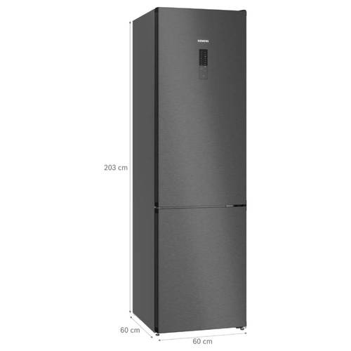 מקרר מקפיא תחתון 363 ליטר Siemens KG39NVXCG נירוסטה מושחרת | פולין