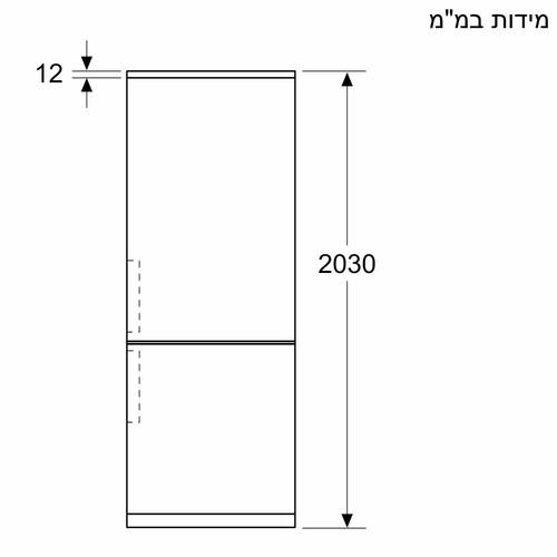 מקרר מקפיא תחתון 363 ליטר Siemens KG39NVXCG נירוסטה מושחרת | פולין