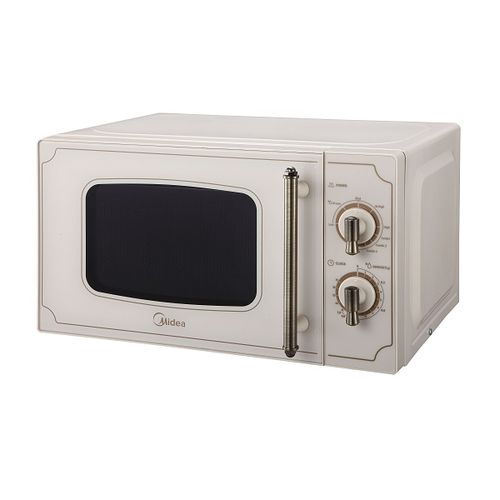 מיקרוגל מכני מעוצב בעיצוב רטרו 20 ליטר דגם MIDEA MM720CJ7 - צבע שמנת אחריות ע