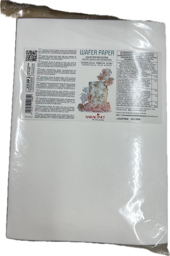 וופר פייפר Wafer paper נייר קישוט אכיל 50 יחידות סרצ'ינו