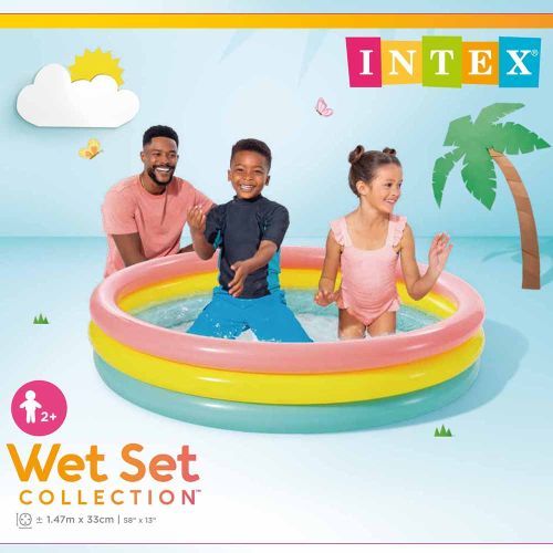 בריכה צבעונית 3 קומות INTEX 57422 147X33