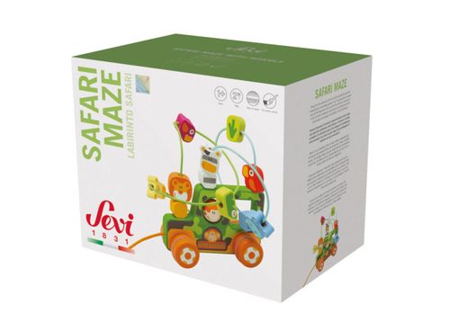 מבוך עץ על גלגלים-ספארי