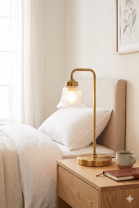 מנורת שולחן סימפל נחושת+AM707