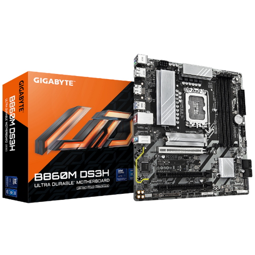 ׳׳•׳— ׳׳ GIGABYTE B860M DS3H 1.0 Micro-ATX DDR5 LGA1851 2.5GbE Lan
