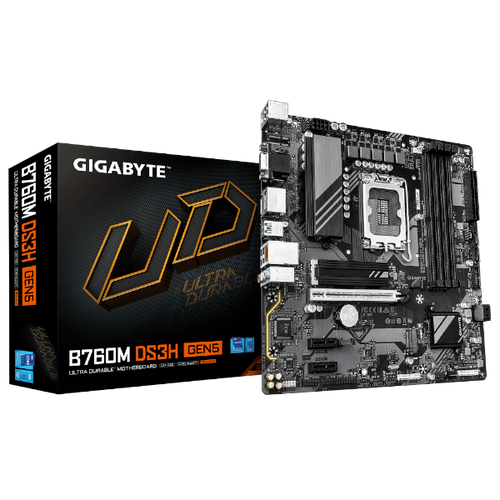 ׳׳•׳— Gigabyte B760M DS3H GEN5 M-ATX DDR5 DP HDMI LGA1700