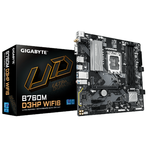׳׳•׳— ׳׳ ׳׳™׳ ׳˜׳ GIGABYTE B760M D3HP WIFI6 mATX DP HDMI VGA LGA1700