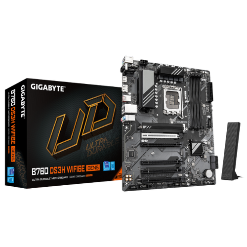 ׳׳•׳— ׳׳ B760 DS3H WF6E GEN5 ATX DDR5 PCIE5.0X16 WIFI6E Gigabyte