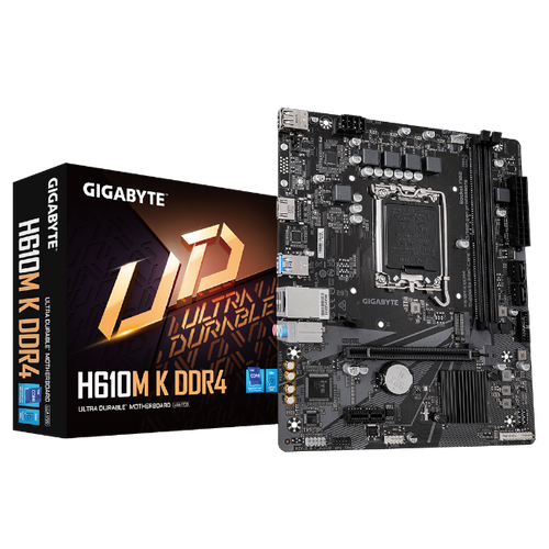 ׳׳•׳— ׳׳ GIGABYTE H610M K DDR4 M-ATX LGA1700 M.2 1GBE LAN
