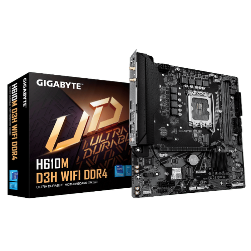 ׳׳•׳— ׳׳ Gigabyte H610M D3H WIFI DDR4 M-ATX 2x M.2 BT LGA1700