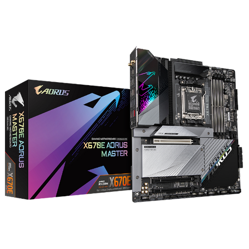 ׳׳•׳— Gigabyte X670E AORUS MASTER 1.1 AMD AM5 DDR5 WIFI 6E E-ATX