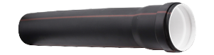 צינור 160 אורך 3 מטר שת super silent שחור