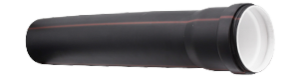צינור 110 אורך 3 מטר שת super silent שחור
