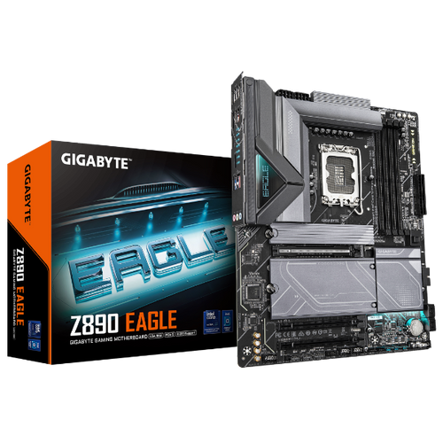 לוח לאינטל דור 15 Gigabyte Z890 EGALE 2.5GbE 4XM.2 Slots ATX LGA1