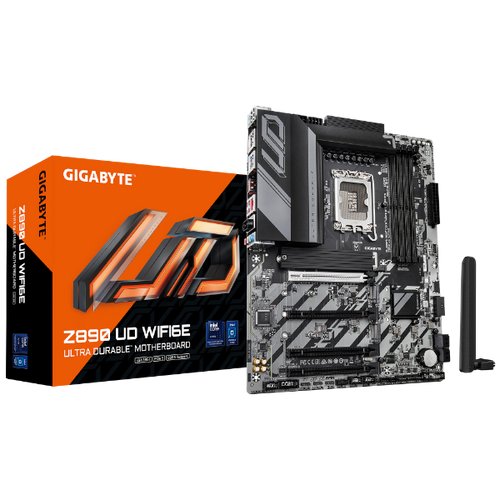 לוח לאינטל דור 15 Gigabyte Z890 UD WIFI6E 2.5GBE LAN ATX LGA1851