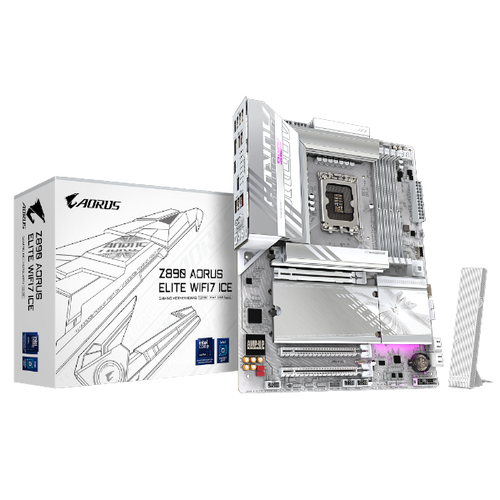 לוח לאינטל דור 15 Gigabyte Z890 AORUS ELITE WIFI7 ICE ATX LGA1851