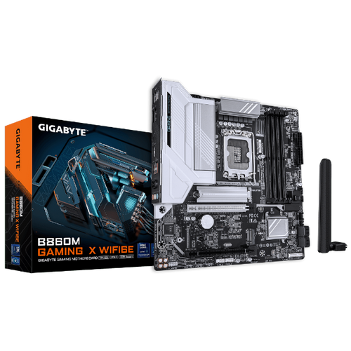 לוח למעבד דור 15 Gigabyte B860M GAMING X WIFI6E ATX 2.5GB LAN