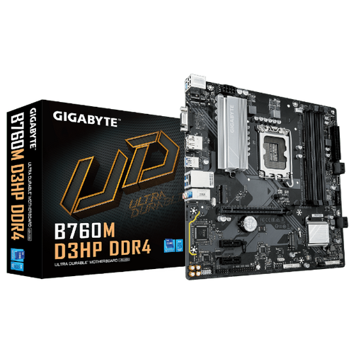 לוח אם אינטל GIGABYTE B760M D3HP DDR4 mATX DP HDMI VGA LGA1700