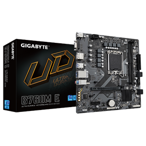 לוח אם אינטל GIGABYTE B760M E DDR5 DP HDMI VGA 1GbE lan LGA1700
