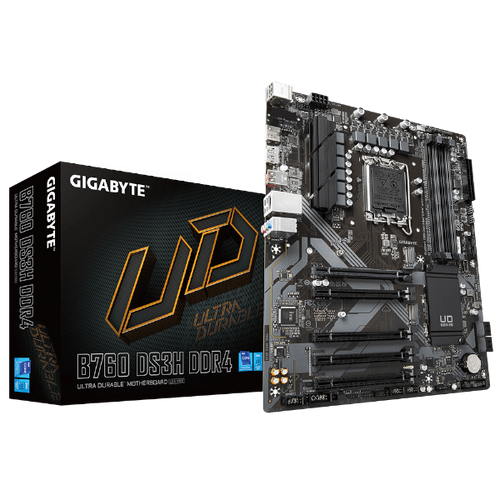 לוח Gigabyte B760 DS3H DDR4 ATX PCIE 4.0 DP HDMI LGA1700