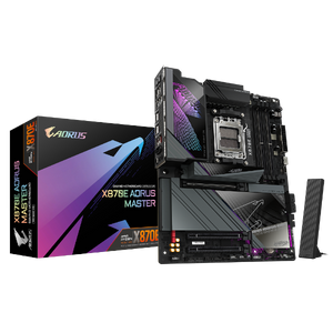 לוח אם GIGABYTE X870E AORUS MASTER WIFI 7 ATX DDR5 AM5 5GBE LAN